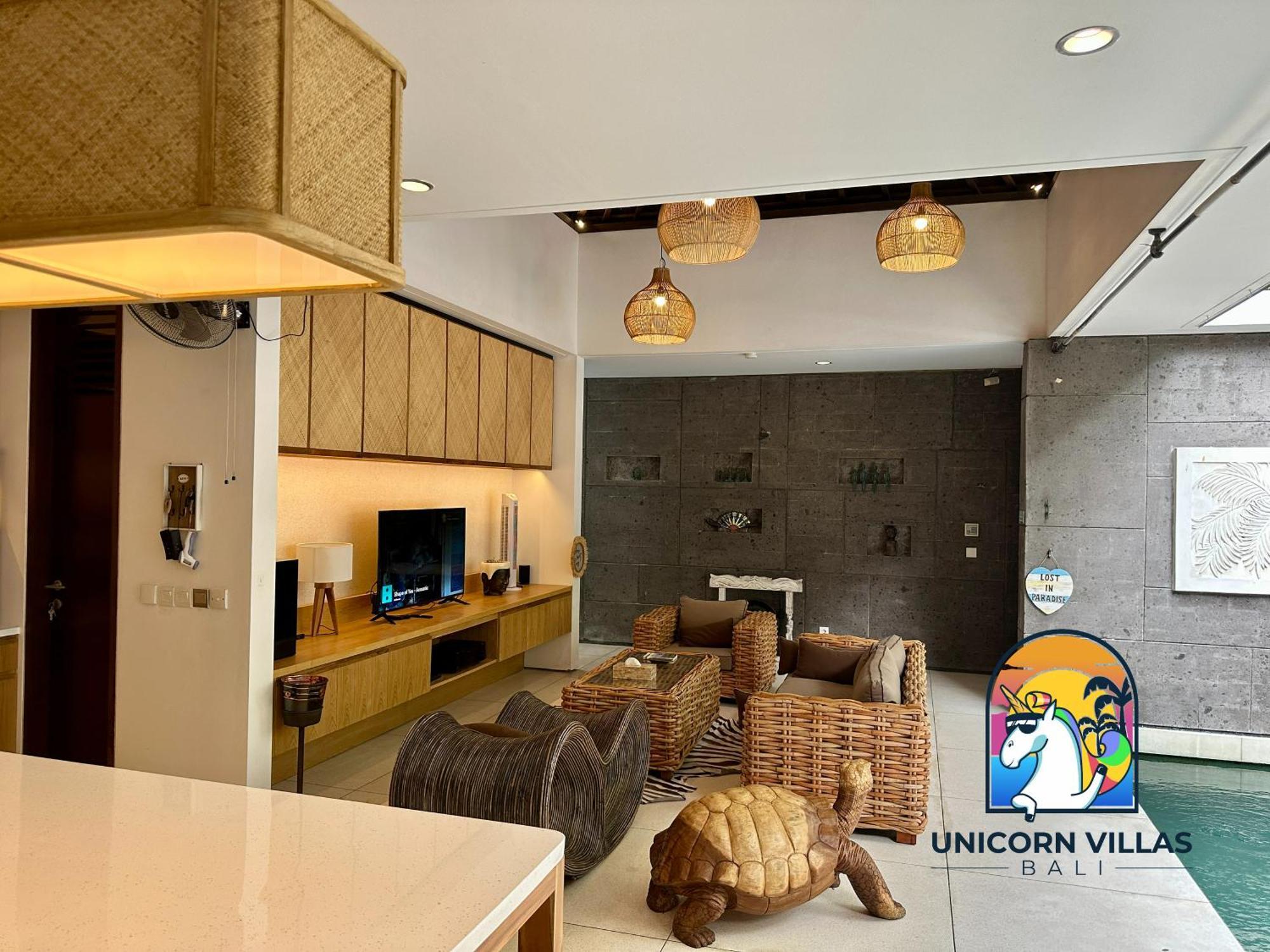 Villa Di Sawah - By Unicorn Villas Bali Kerobokan  Bagian luar foto
