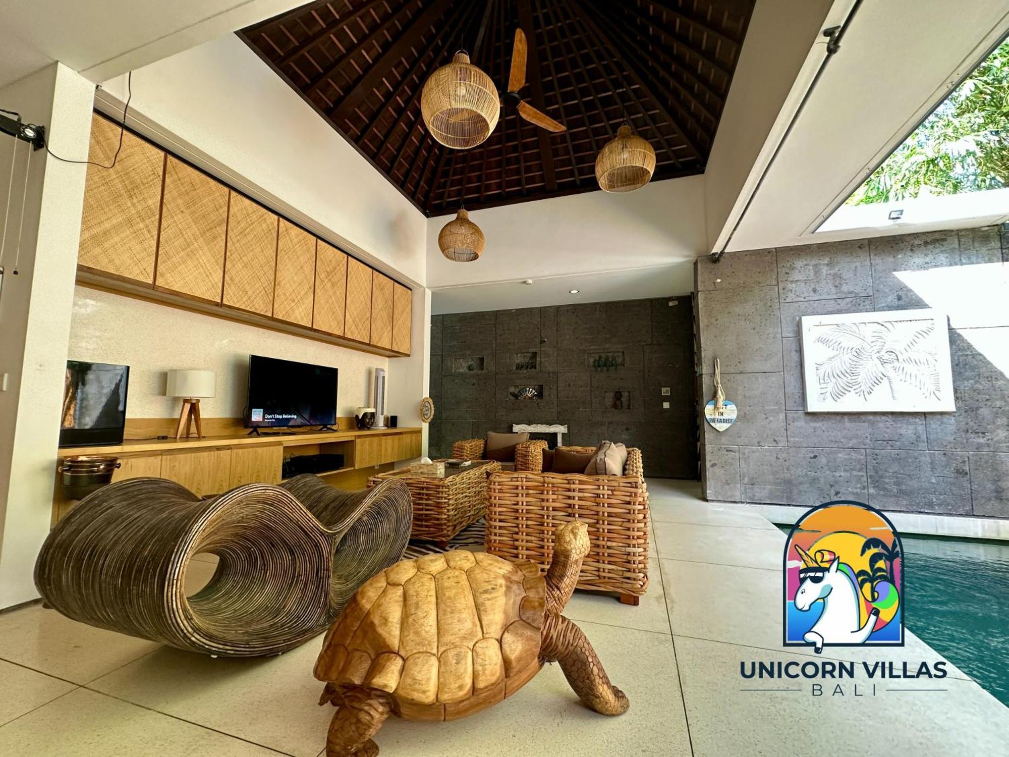 Villa Di Sawah - By Unicorn Villas Bali Kerobokan  Bagian luar foto